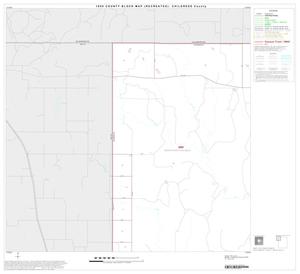 Primary view of object titled '1990 Census County Block Map (Recreated): Childress County, Block 1'.