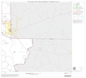 1990 Census County Block Map (Recreated): Cherokee County, Block 12