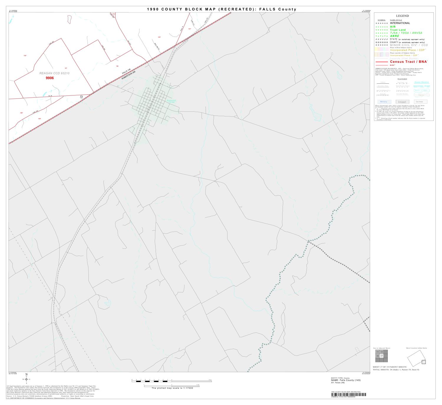 1990 Census County Block Map (Recreated): Falls County, Block 17
                                                
                                                    [Sequence #]: 1 of 1
                                                