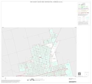 Primary view of object titled '1990 Census County Block Map (Recreated): Dawson County, Inset A01'.