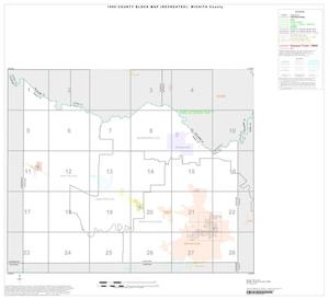 Primary view of object titled '1990 Census County Block Map (Recreated): Wichita County, Index'.