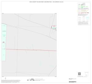 Primary view of object titled '1990 Census County Block Map (Recreated): Childress County, Inset A02'.
