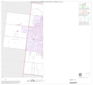 1990 Census County Block Map (Recreated): Brooks County, Inset A01