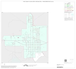 Primary view of object titled '1990 Census County Block Map (Recreated): Throckmorton County, Inset A01'.