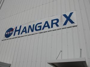 Primary view of object titled 'Hangar X at NASA'.