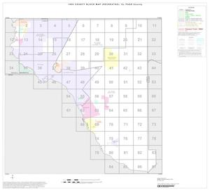 1990 Census County Block Map (Recreated): El Paso County, Index