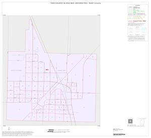 1990 Census County Block Map (Recreated): Hunt County, Inset B01