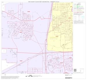 1990 Census County Block Map (Recreated): Tarrant County, Block 52