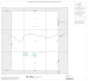 Primary view of object titled '1990 Census County Block Map (Recreated): Childress County, Index'.