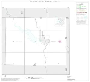 Primary view of object titled '1990 Census County Block Map (Recreated): Coke County, Index'.