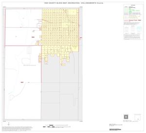 Primary view of object titled '1990 Census County Block Map (Recreated): Collingsworth County, Inset A01'.