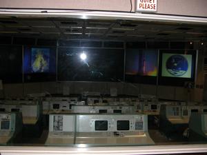 Primary view of object titled '[Mission Control Room]'.