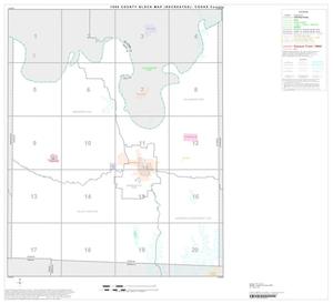 Primary view of object titled '1990 Census County Block Map (Recreated): Cooke County, Index'.