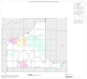 1990 Census County Block Map (Recreated): Gregg County, Index