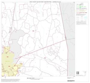 Primary view of object titled '1990 Census County Block Map (Recreated): Jasper County, Block 8'.
