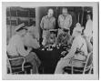 Photograph: [Negotiating the surrender of Mili Atoll with the Japanese]