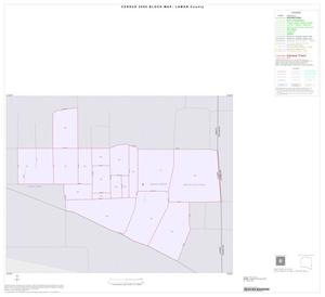 2000 Census County Block Map: Lamar County, Inset E01