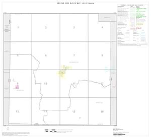 Primary view of object titled '2000 Census County Block Map: Jack County, Index'.