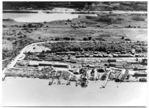Aerial view of a the Weaver Shipyard