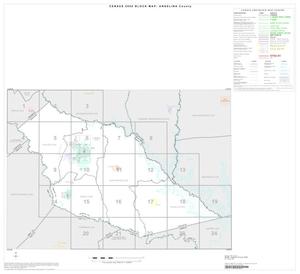 Primary view of object titled '2000 Census County Block Map: Angelina County, Index'.