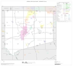 Primary view of object titled '2000 Census County Block Map: Johnson County, Index'.