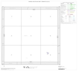 Primary view of object titled '2000 Census County Block Map: Roberts County, Index'.