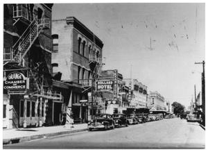 [Downtown Orange in the early 1950s]