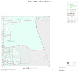 Primary view of object titled '2000 Census County Block Map: Tom Green County, Inset D07'.