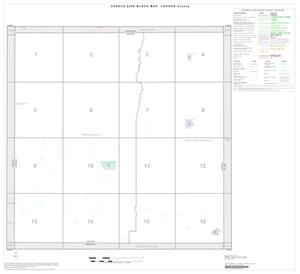 Primary view of object titled '2000 Census County Block Map: Carson County, Index'.