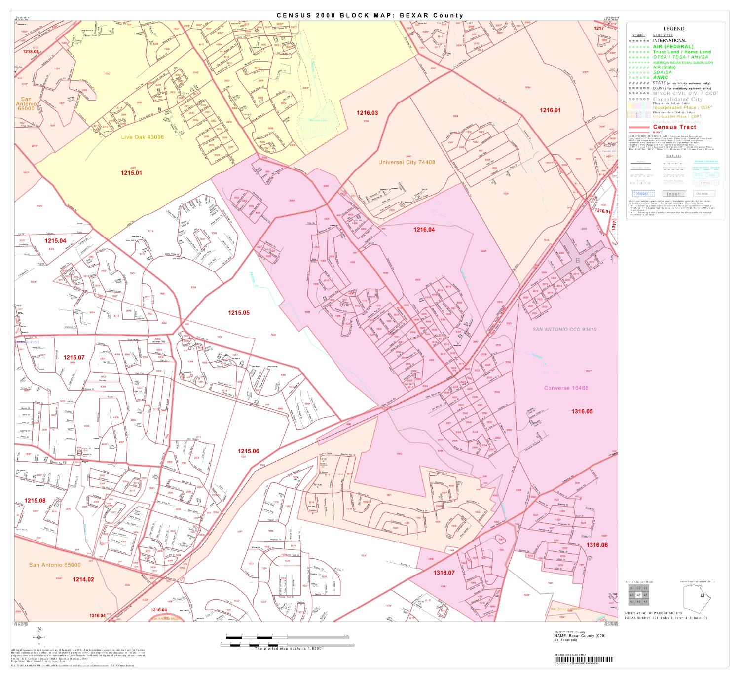 2000 Census County Block Map: Bexar County, Block 42
                                                
                                                    [Sequence #]: 1 of 1
                                                