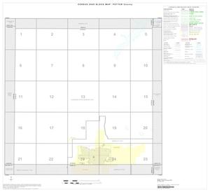 2000 Census County Block Map: Potter County, Index
