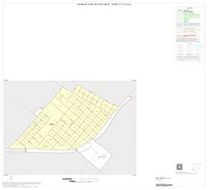 Primary view of object titled '2000 Census County Block Map: DeWitt County, Inset E01'.