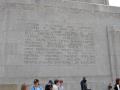 Photograph: Engraved frieze on the San Jacinto Monument, Citizens of Texas