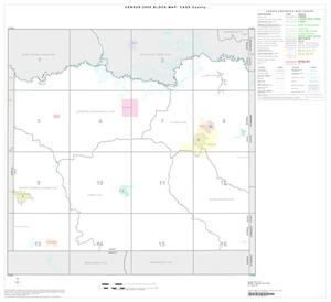 Primary view of object titled '2000 Census County Block Map: Cass County, Index'.