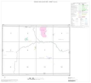 Primary view of object titled '2000 Census County Block Map: Dimmit County, Index'.