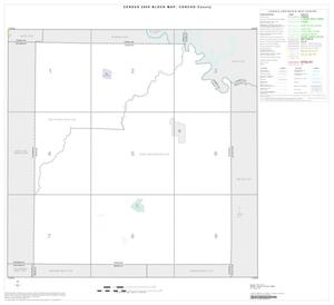 Primary view of object titled '2000 Census County Block Map: Concho County, Index'.