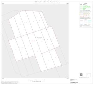 Primary view of object titled '2000 Census County Block Map: Midland County, Inset C01'.