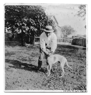 E.W. Bancroft and Dog