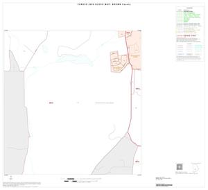 Primary view of object titled '2000 Census County Block Map: Brown County, Inset E14'.