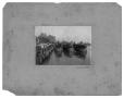 Photograph: [Photograph of Three Boats and Crowd at Orange, Texas Pier]