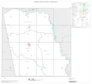 Primary view of object titled '2000 Census County Block Map: Tyler County, Index'.