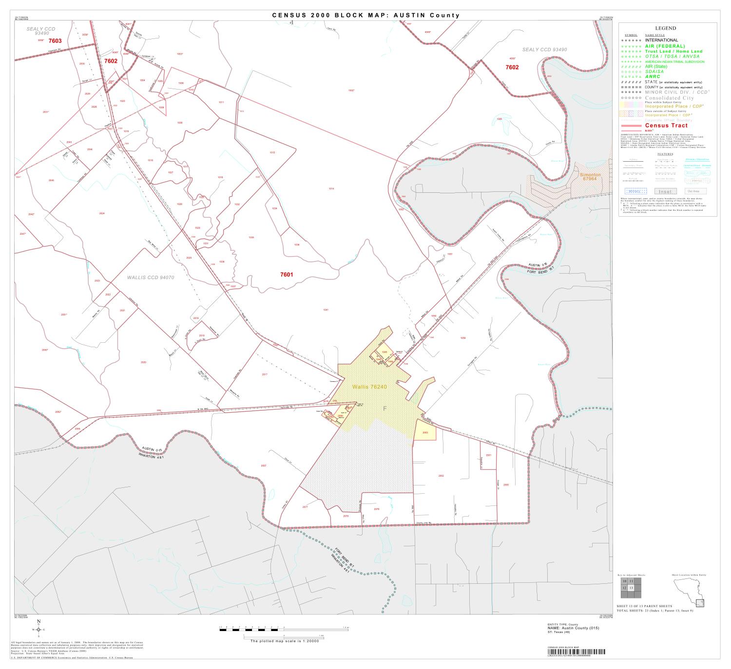 2000 Census County Block Map: Austin County, Block 13
                                                
                                                    [Sequence #]: 1 of 1
                                                