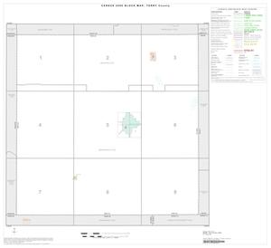Primary view of object titled '2000 Census County Block Map: Terry County, Index'.