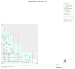 Primary view of object titled '2000 Census County Block Map: Terry County, Inset B02'.