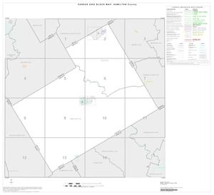 Primary view of object titled '2000 Census County Block Map: Hamilton County, Index'.