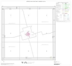 Primary view of object titled '2000 Census County Block Map: Dawson County, Index'.