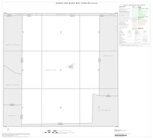 Primary view of object titled '2000 Census County Block Map: Sterling County, Index'.