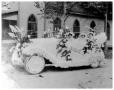 Primary view of [Ladies in decorated automobile]