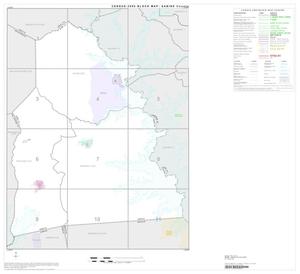 Primary view of object titled '2000 Census County Block Map: Sabine County, Index'.