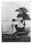 Photograph: [Photograph of Mrs. Hugh Cox and Mrs. Fielder at Lake Sabine]